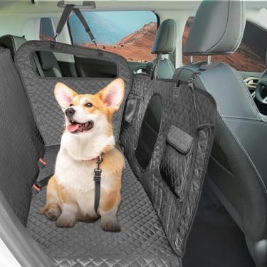 Imagem de Rede para cães para banco traseiro de carro - tamanho médio resistente para carros, SUV e caminhões de tamanho médio - capa de assento de carro para cachorro impermeável para banco traseiro - lavável
