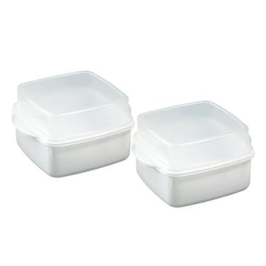 Imagem de ＫＬＫＣＭＳ Recipiente para armazenamento de alimentos para micro-ondas, panela de arroz profissional para micro-ondas, suporte para cozinhar legumes e massas no