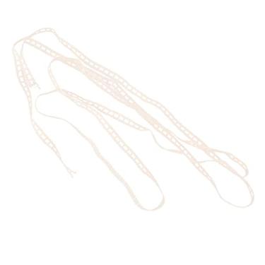 Imagem de Fita de renda linha de algodão toque suave padrão transparente acessórios decorativos ocos reutilizáveis ​​duráveis ​​para decoração de roupas DIY e projetos de costura 20 jardas
