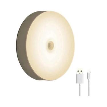 Imagem de Luzes Noturnas LED Inteligentes Recarregáveis Por USB Com Sucção Magné