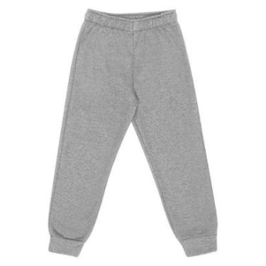 Imagem de Calça Masculina Básica Rovitex Kids Cinza-Unissex