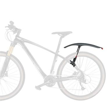 Imagem de Para-lamas universais para bicicletas de estrada/gravel de 29 polegadas, para-lama dianteiro e traseiro com luz traseira ajustável.(MTB Rear Fender)