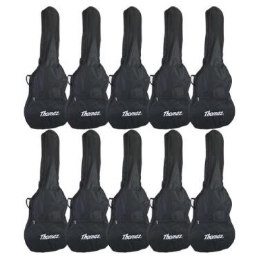 Imagem de Kit 20 Capas para Violão Clássico Acústico Preta Thomaz