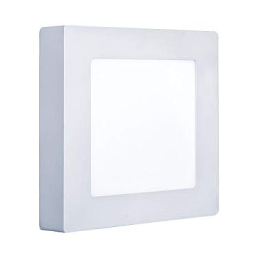 Imagem de Luminária LED Sobrepor 24W Quadrada Multivolt Luz Amarela 3000k 30X30CM - SP24Q3 - 2112