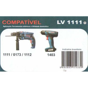 Imagem de Escova Carvão Furadeira Parafusadeira Rosqueade Bosch Lv1111 - LUVIC