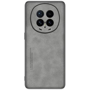 Imagem de LYJSMGZ Capa à prova de choque para Huawei Honor Magic 8 Pro/Magic 8, proteção de lente de abertura de precisão, capa de moldura com bordas macias, cinza, Majic 8 Pro