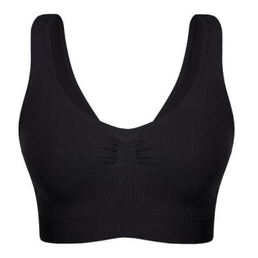 Imagem de Sutia Top Control Slim Loba Lupo 47180-001, G, Preto