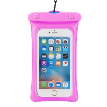 Imagem de Bolsa impermeável para celular, bolsa seca, 1 pacote, capa universal à prova d'água para iPhone 16, 15, 14, 13 Pro Max, Samsung e mais, suporte de telefone seguro para tela sensível ao toque para