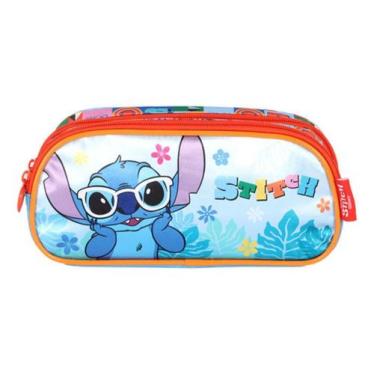 Imagem de Estojo Duplo Infantil Angel E Stitch - Luxcel