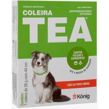 Imagem de Coleira Antipulgas e Carrapatos Para Cães Cachorros Pequenos E Médios 