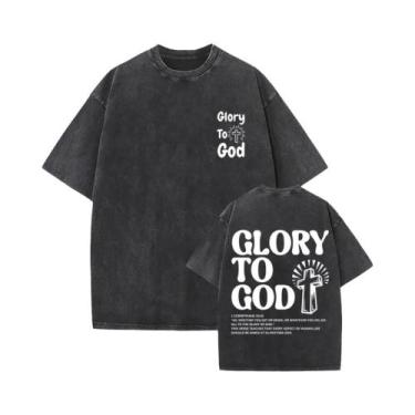 Imagem de Camiseta Religiosa Vintage Lavada Y2K Christian Jesus Forgive Them Fat