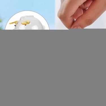 Imagem de Bothyi Cofrinho de Porquinho de Vidro, Pote para Economizar Dinheiro, Centro de Mesa, Organizador de Mesa Infantil para Festas de Páscoa, Ranhura Longa