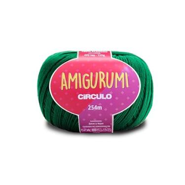 Imagem de Linha Fio Amigurumi Círculo 125g 254m 100 Algodão Mercerizado Crochê Tricô Artesanato Colorido (5767 - BANDEIRA)