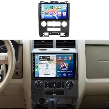 Imagem de Rádio estéreo para carro 4G + 64G para Ford Escape Kuga Mazda Tribute 2007-2012, tela sensível ao toque IPS de 9 polegadas/Android 13/Wireless CarPlay/Android Auto/DSP 32 EQ/GPS/WiFi/5.0Bluetooth/FM