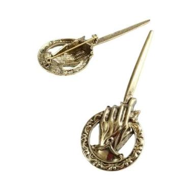 Imagem de Broche Vintage Punk Mão Do Rei, Pin De Moda Da Canção De Gelo E Fogo, 