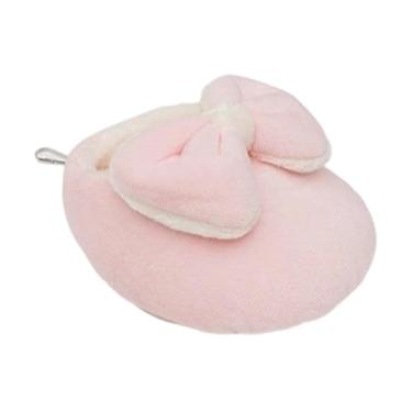 Imagem de IEUDNS Cama suspensa para hamster, cama aconchegante de inverno para pequenos animais de estimação, fofo para hamster dormir, habitat para furão, Rosa