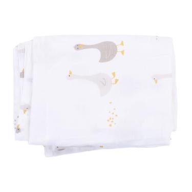 Imagem de Fafeicy Cobertor de bebê, Algodão de Bambu Respirável Macio, Recém-nascido, Envoltório para Banho Infantil Com 3 Botões de Pressão, Capa de Enfermagem para Carrinho de Assento de Carro