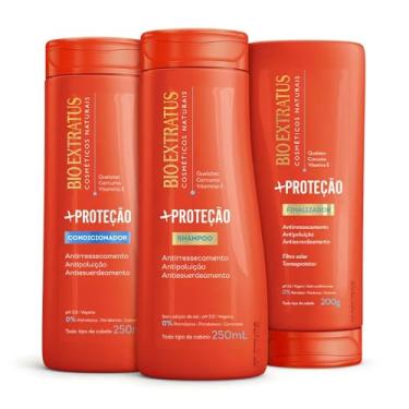 Imagem de Kit Bio Extratus +Proteção Shampoo, Condicionador e Finalizador