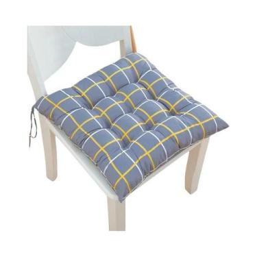 Imagem de Almofada De Cadeira Em Algodão Macio, Matelassada, Quadrada, Para Escr