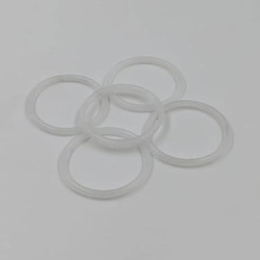 Imagem de Anel de vedação de silicone para tampa de garrafa de cobre, conjunto de 10 - substituição de vedação de silicone à prova de vazamento de grau alimentício