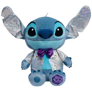 Imagem de Pelúcia STITCH 70 cm de Altura, Homenagear os 100 Anos de Disney para Crianças Acima de 3 Anos, Just Play, Azul