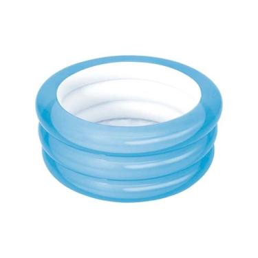 Imagem de Piscina Banheira Inflavél Infantil Mor 80 Litros Para Bebê, Azul