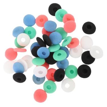 Imagem de EBTOOLS 50 Peças de Capa de Esponja para Fone de Ouvido, Almofadas de Pontas de Espuma Macia, Substituição de 15 Mm Com Isolamento de Ruído, para Fone de Ouvido de Tablet MP3 MP4, Fones