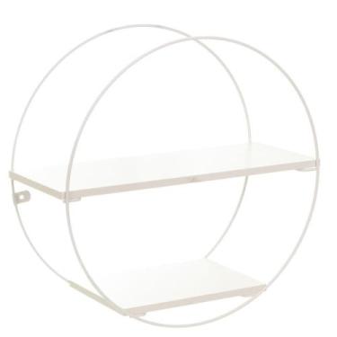 Imagem de Prateleira Geometrica Circular White - Metaltru