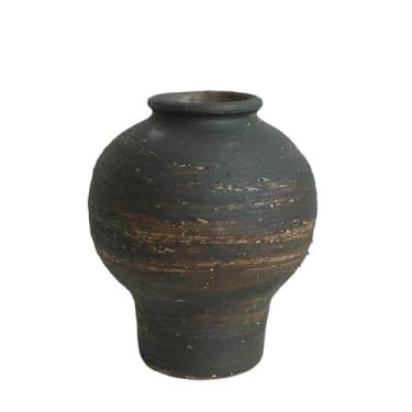 Imagem de Vaso de cerâmica, móveis vintage, decoração de sala de estar, flores hidropônicas criativas, aparelhos (branco)