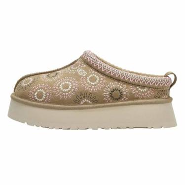 Imagem de UGG Pantufa feminina Tazz Sun Stitch, Semente de mostarda, 37