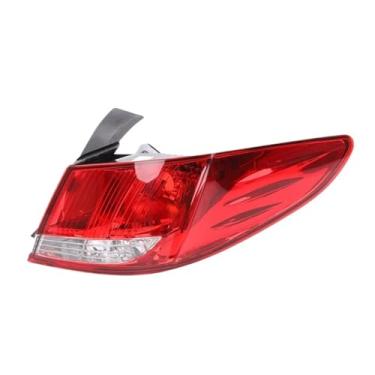 Imagem de FLJOYOEU Luz de freio, para-choque traseiro, lanternas traseiras, conjunto de luz traseira, lanterna traseira LED, compatível com Peugeot 408 2010 2011 2012 2013 (lado direito, exterior 2010-2012)