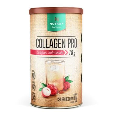 Imagem de Nutrify Colágeno Hidrolisado Collagen Pro 450g, Chá Branco com Lichia