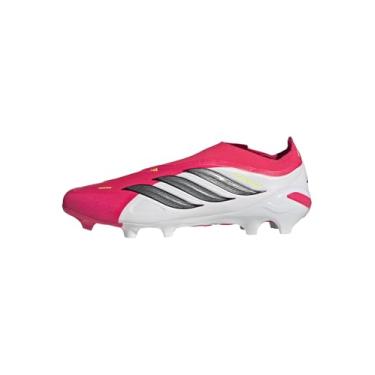 Imagem de Adidas Liga unissex sem cadarço firme, Vermelho lúcido, preto/branco, 11 Women/10 Men