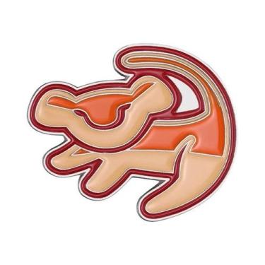 Imagem de Broche De Esmalte Leão Bebê Personalizado, Broches De Animais, Crachás