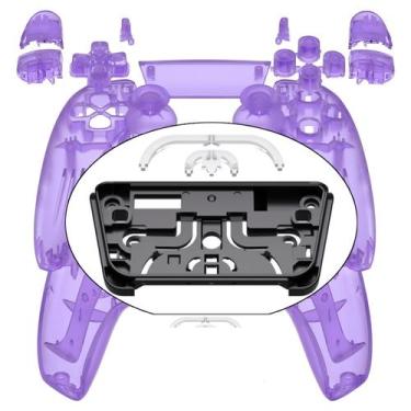 Imagem de Conjunto completo de controladores Shell ExtremeRate Clear Atomic Purp