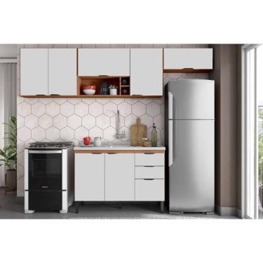 Imagem de Kit Modulado Demóbile 4 Peças Firenze C4P253 Amendola/Nude Prime TX