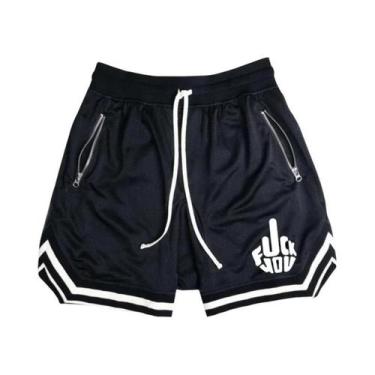 Imagem de Shorts De Basquete Masculinos De Verão Em Malha Respirável, Calças Cas