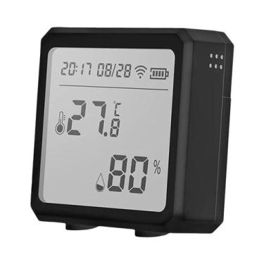 Imagem de Sensor De Temperatura E Umidade WIFI Inteligente, Higrômetro, Termômet