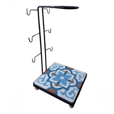 Imagem de Suporte Coador Café Mancebo Filtro Ferro E Ladrilho Rústico Ladrilho A2