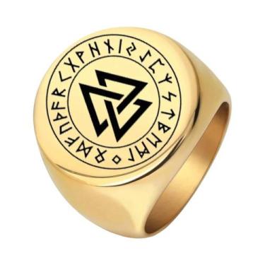 Imagem de Anel Unissex De Aço Inoxidável Com Estrela De Salomão E Constelação VQ
