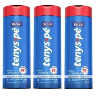 Imagem de Kit Tenis Pé Baruel Original 100 gr C/3 Unds