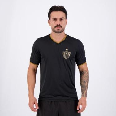 Imagem de Camisa Atlético Mineiro Preta e Dourada - OLDONI, EG