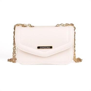 Imagem de Bolsa Feminina Domidona Mini Bag Pequena com Corrente Dourada-Feminino