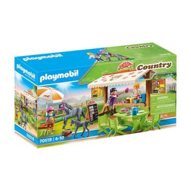 Imagem de Playmobil Café Pátio dos Pôneis - Country - 70519