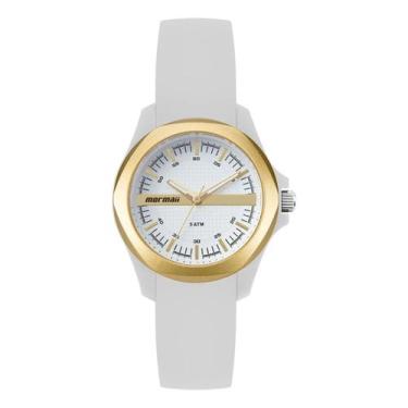 Imagem de Relógio mormaii feminino luau branco mo2036jm/8b