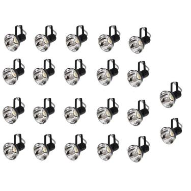 Imagem de Kit 22 Spot Trilho Perfilado Eletro calha Par20 Bulbo OL5