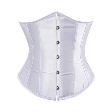 Imagem de Corset Sexy Feminino Modelador De Cintura Estilo Steampunk Com Amarraç