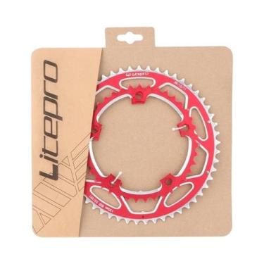 Imagem de Conjunto De Pedivela De Alumínio Litepro 53-39T Para Bicicleta De Estr