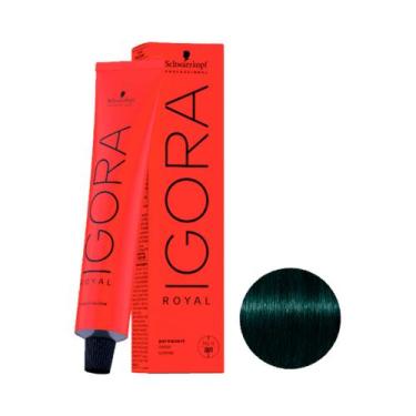 Imagem de Coloração Igora Royal 0-33 Tom de Mistura Verde 60g - Schwarzkopf Prof