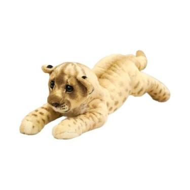 Imagem de Brinquedos de Pelúcia Realistas: Tigre, Gato-Mata-Vacas, Leãozinho e L